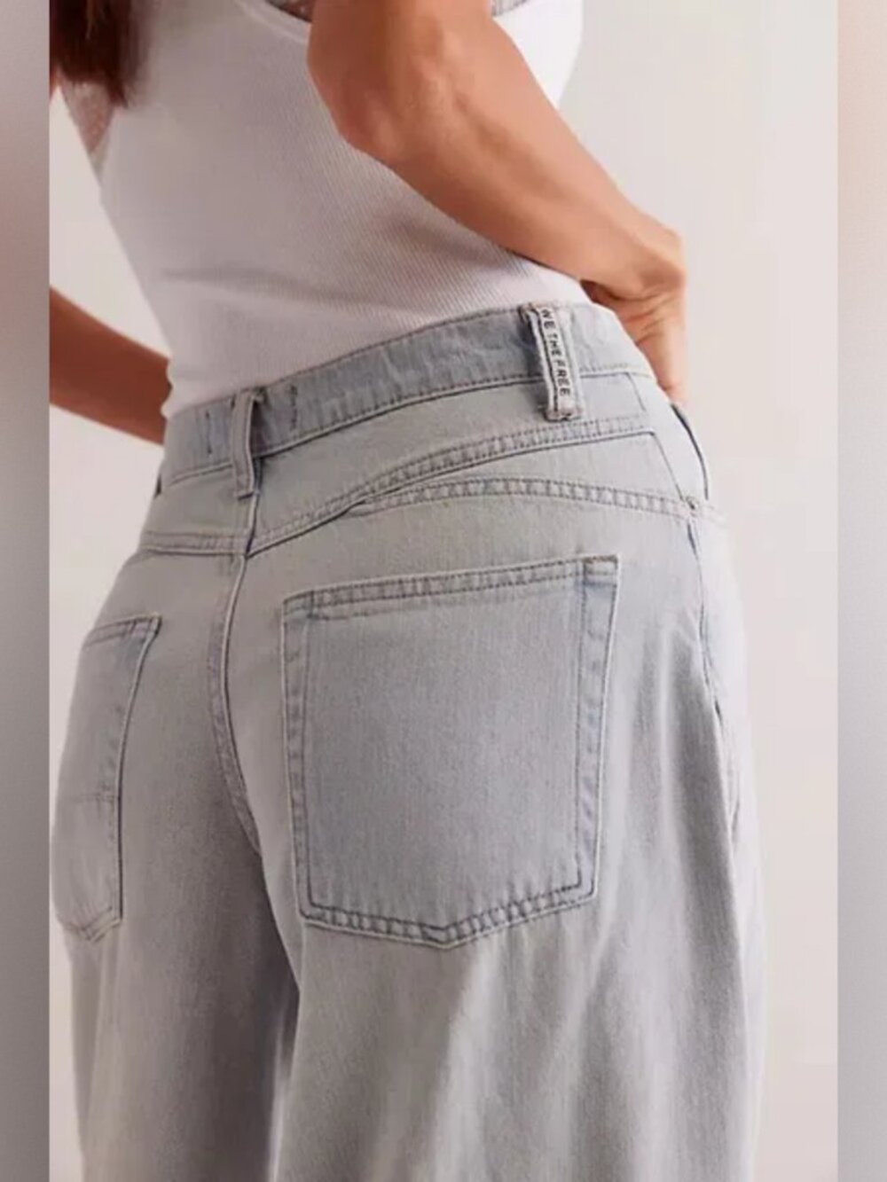 Free People Westward Demi Jeans NWT - Picture 4 of 14